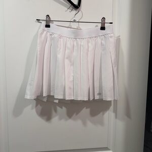 White Alo tennis skirt size Small
